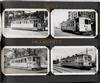 (VERNACULAR) Suite of 3 albums depicting wonderful photographs of trolleys, one each of California, Britain, and Canada,